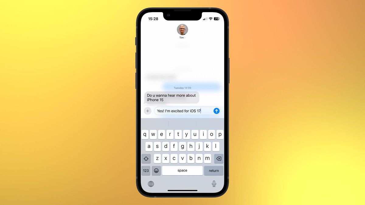 iphone auto text reply while on vacation ios 17