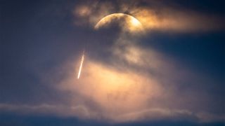The Red Bull Air Force took to the skies on March 20, 2019 to celebrate the Supermoon.