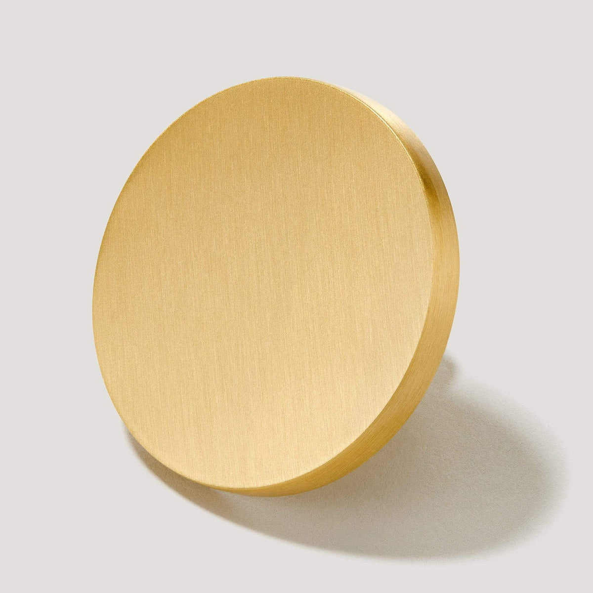 Solid Brass Circular Knobs | Round Brass Knobs