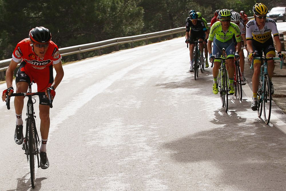 Tejay van Garderen chases Alejandro Valverde at Ruta del Sol.