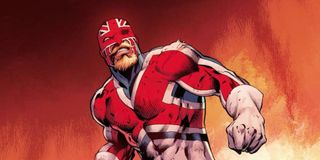 English Marvel superhero Captain Britain