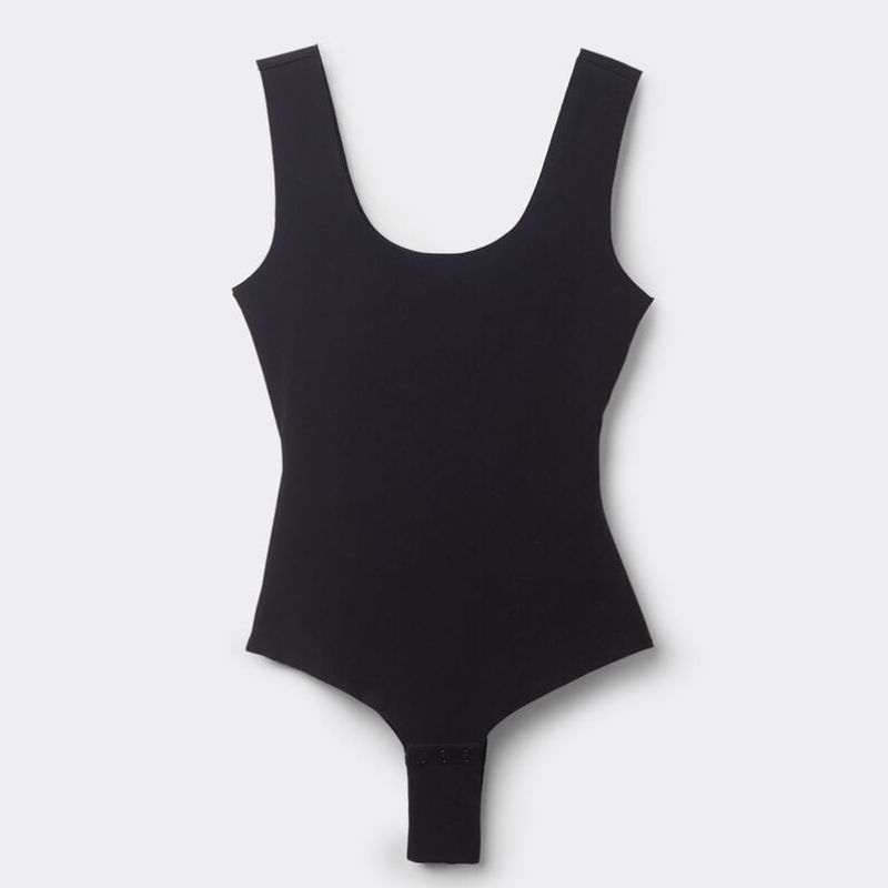 black bodysuit