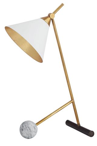 Cleo desk lamp, £460, Kelly Wearstler at LuxDeco