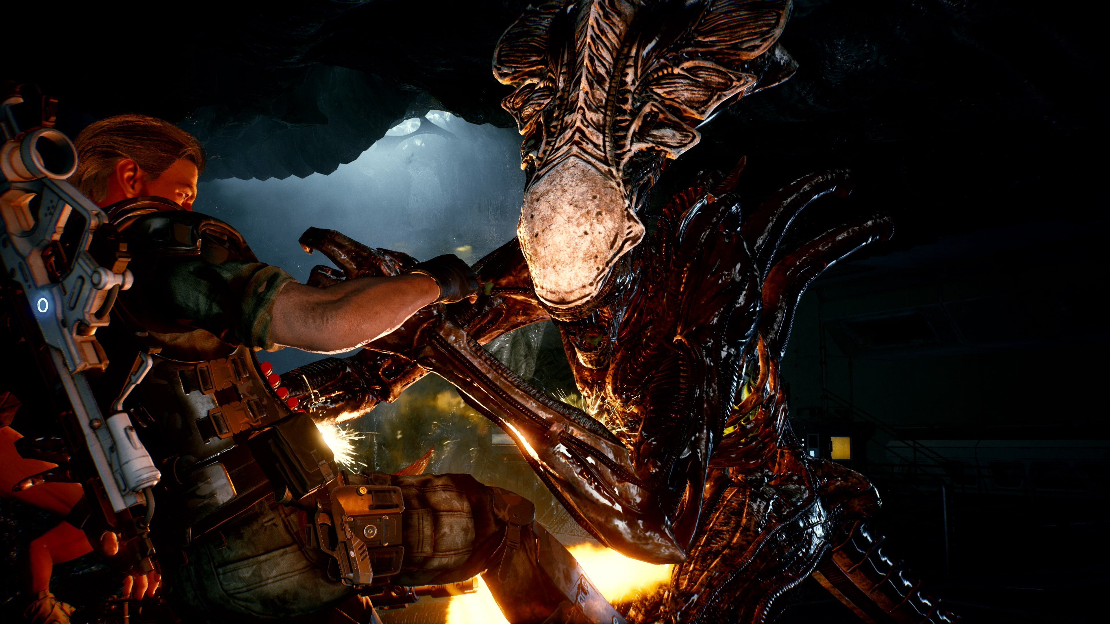 Aliens: Fireteam Elite marines face off against the xenomorph swarm