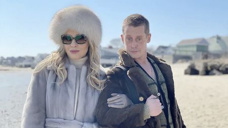 Leslie Grossman and Macaulay Culkin in American Horror Story: Double Feature