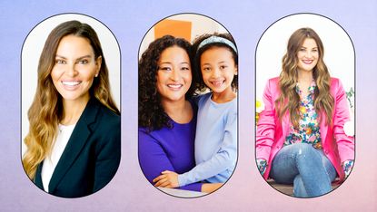 From left to right: Ashley Tyrner of FarmboxRx, Denise Woodard and her daughter from Partake Foods, and Christina Stembel of Farmgirl Flowers