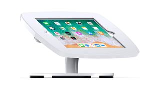 Bouncepad counter iPad mount product shot containing iPad