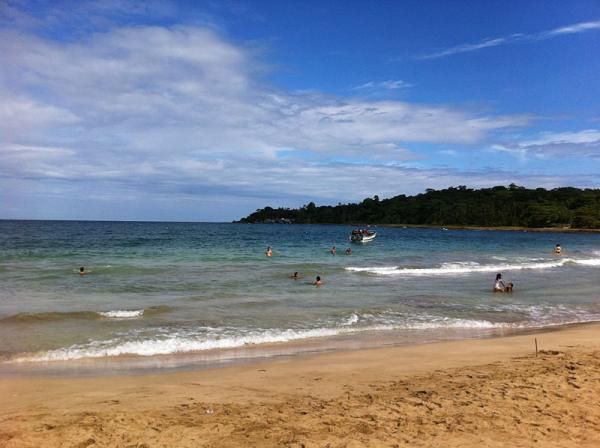 Nothing beats a dip in the ocean after four days of mountain bike racing