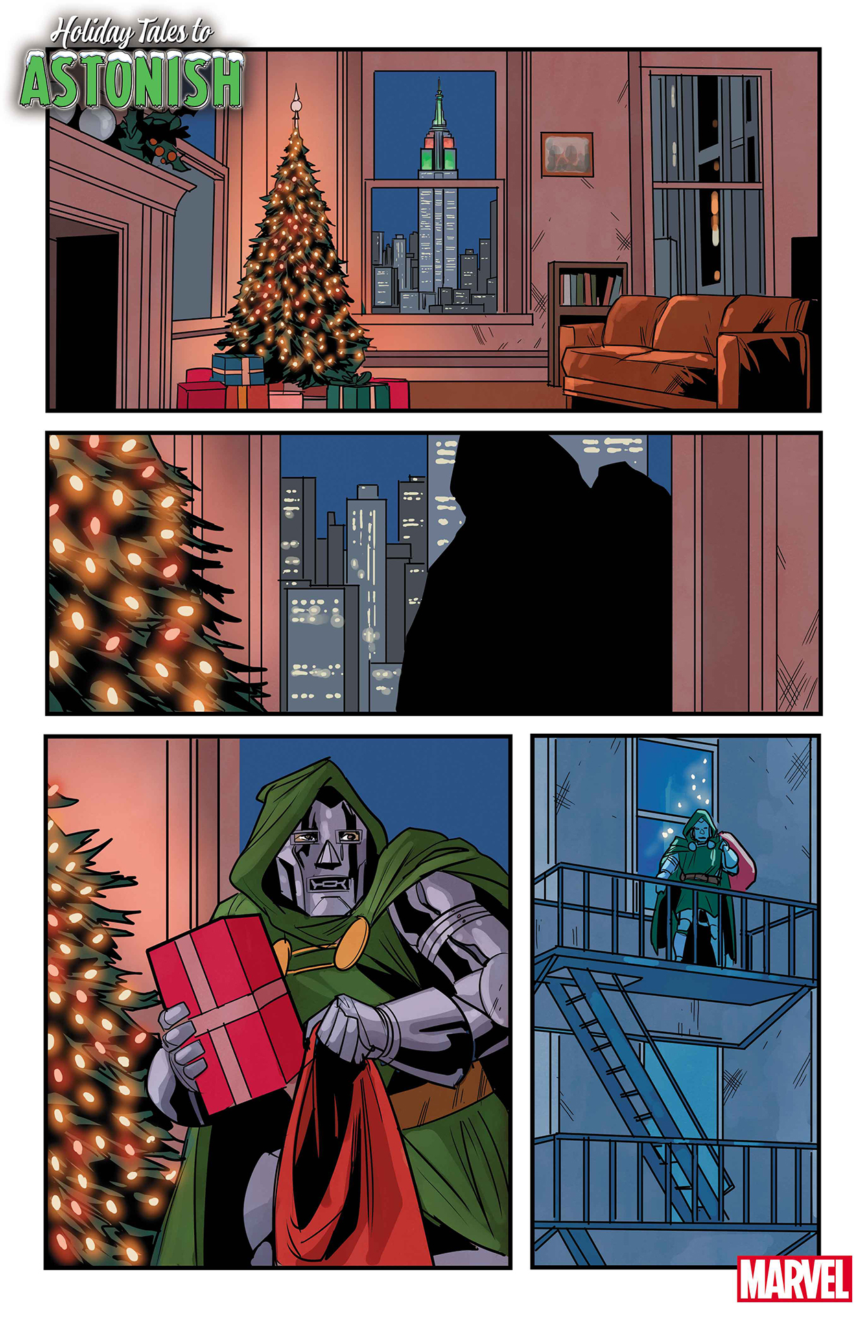 Doctor Doom is about to do one of the most evil things he's ever done and steal Christmas in Marvel's 2024 holiday one-shot