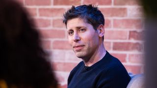 OpenAI chief executive Sam Altman pictured during an interview at Bloomberg House on the opening day of the World Economic Forum (WEF) in Davos, Switzerland