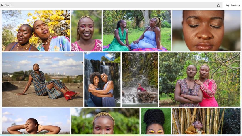 Selection of photos of black women in natural surroundings