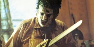 Gunnar Hansen as Leatherface in The Texas Chainsaw Massacre