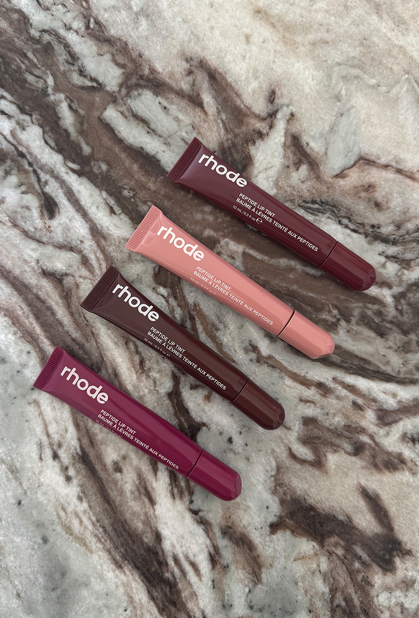 Rhode Peptide Lip Tints on marble table