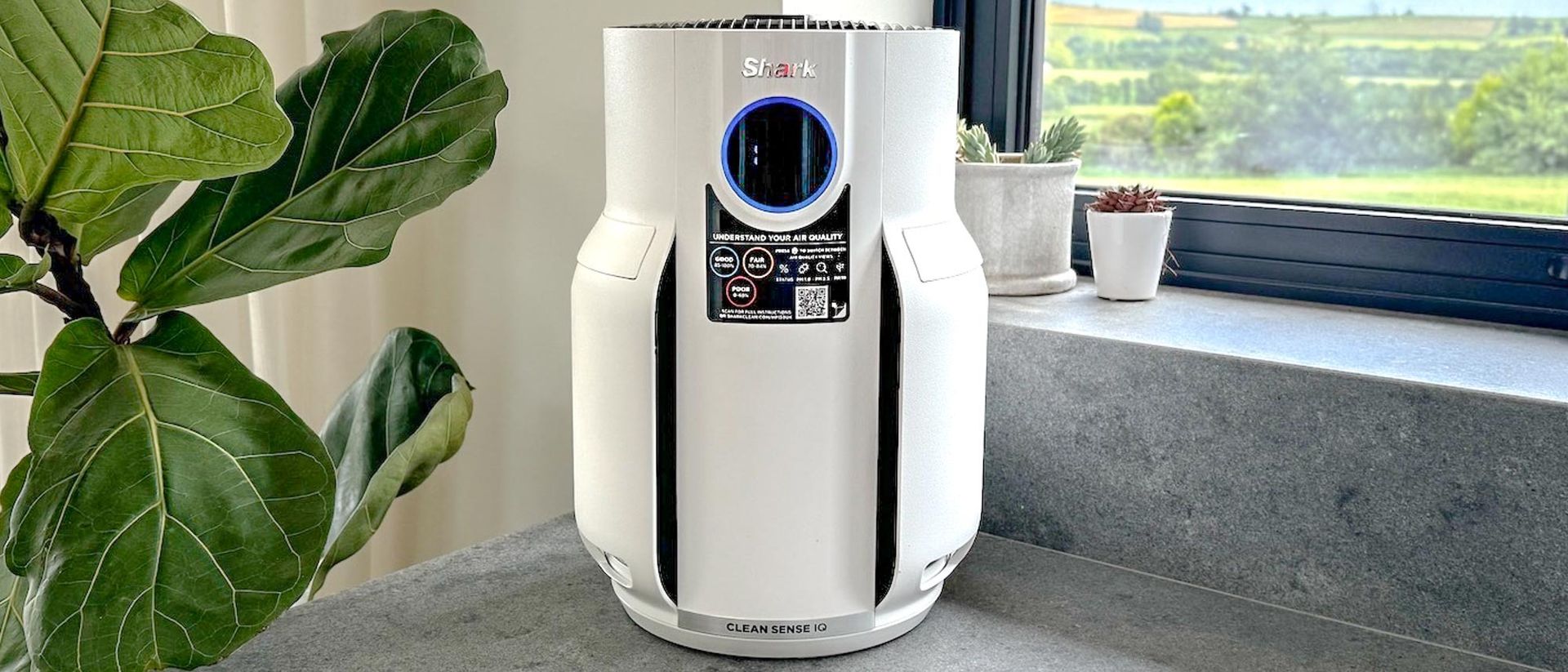 Purificatore D'Aria Shark NeverChange - Filtro HEPA Da 5 Anni, Copre 60 M², Modalità Automatica, Display LED - Bianco - Foto 4