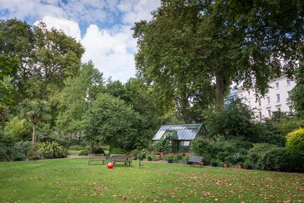 Gardens open as part of the London Gardens Trust