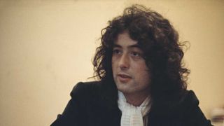 Jimmy Page being interviewed in 1976