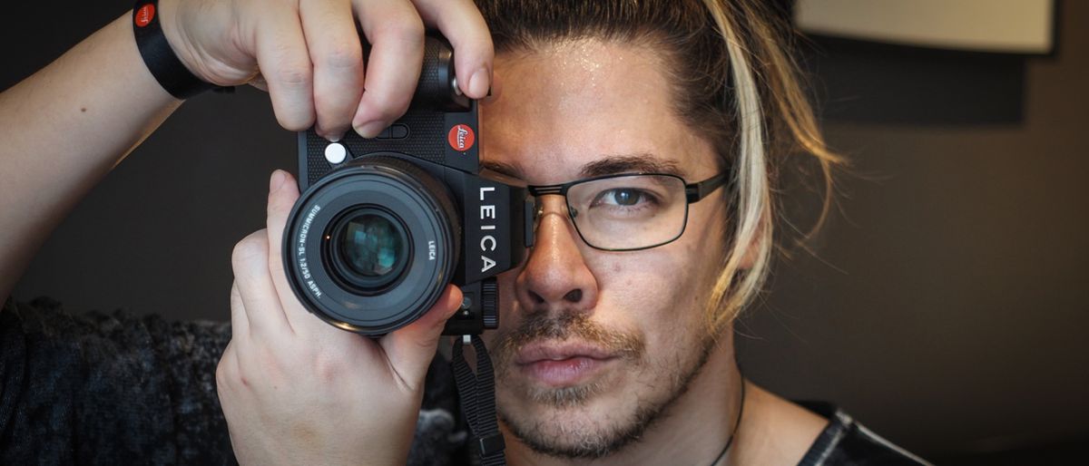 James Artaius using a Leica SL3 camera