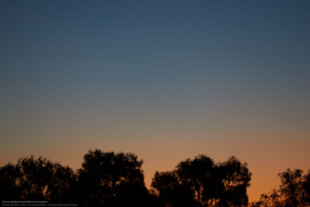 virtual telescope project images of planets and stars in december 2022