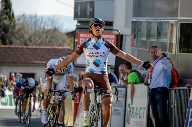 Carlos Betancur (AG2R La Mondiale) found the uphill finale to his liking as he outsprinted world champion Rui Costa (Lampre-Merida) to win stage 6 at Paris-Nice