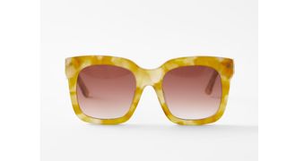 Sunglasses for round faces: Zara Square Acetate Sunglasses