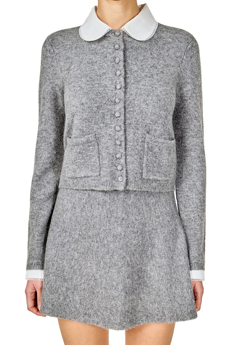 Peter Pan Collar Cardigan