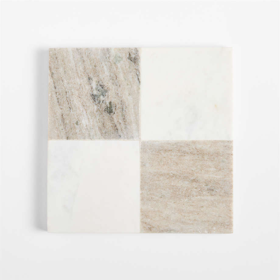 Tuscan Kitchen and White Marble Trivet