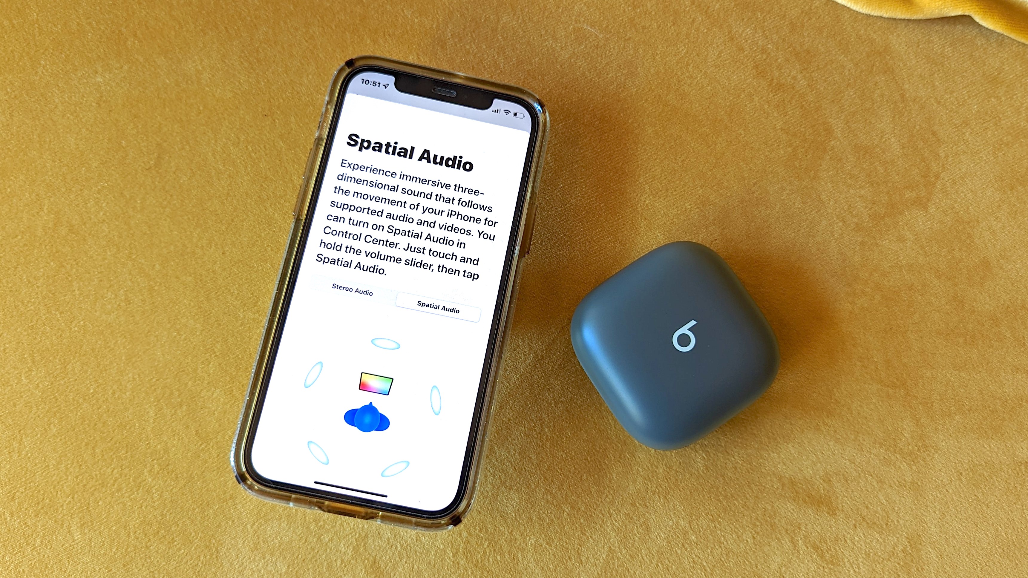 Setting up Spatial Audio from Beats Fit Pro