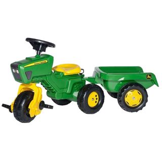 John Deere Trio Trac With Electronic Steering Wheel & Trailer