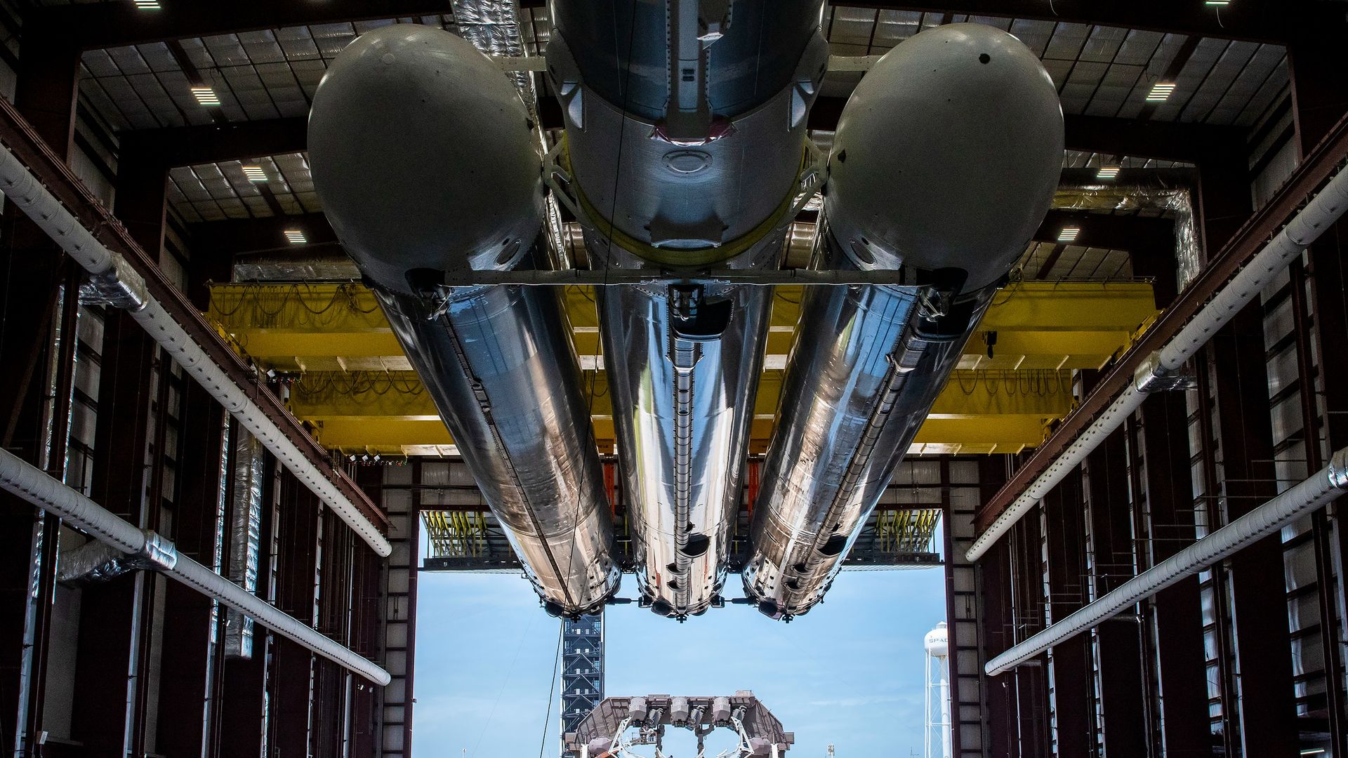 SpaceX shows off Falcon Heavy rocket ahead of April 18 launch | Space