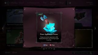 Sea of Thieves change appearance potion