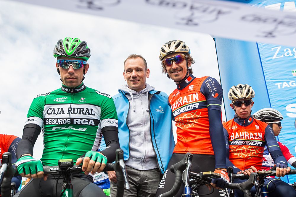 The start of the final stage of the Tour of Croatia