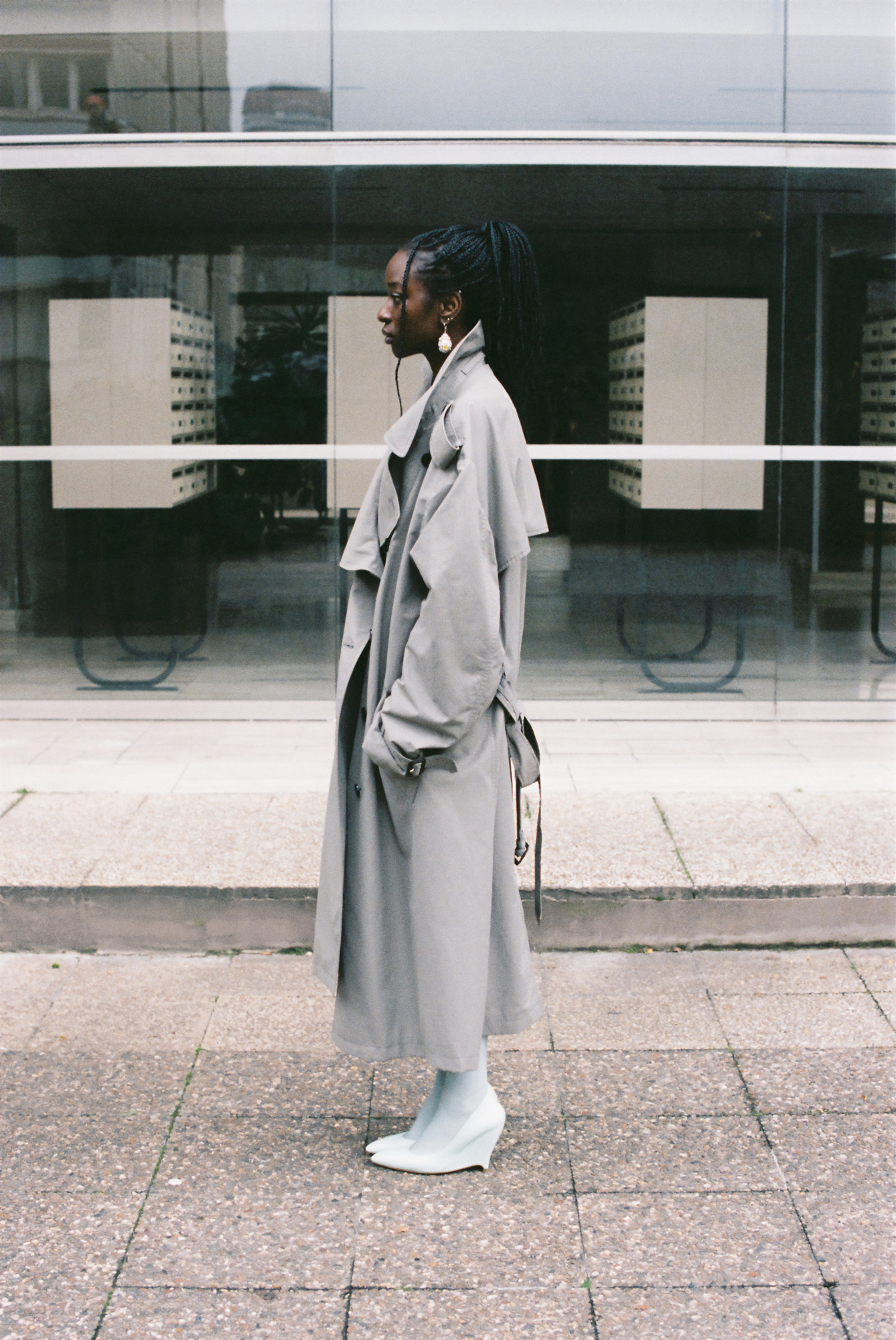 Maison Margiela S/S 2026 by Glenn Martens photographed on Paris Street