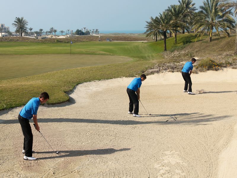 long bunker shot video