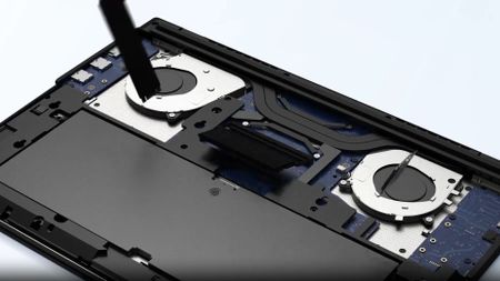 Schenker Element 16 semi-modular laptop with an Intel Core Ultra Series 3 chip