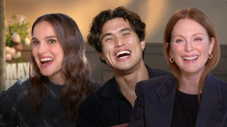 Natalie Portman, Charles Melton and Julianne Moore interviewed by CinemaBlend.