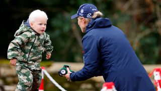 Zara Tindall with some Lucas