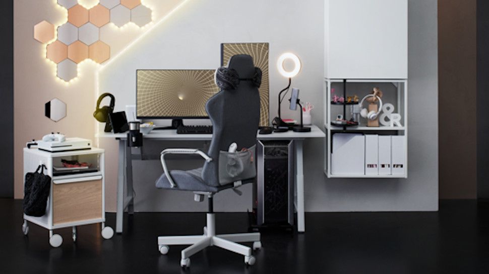 IKEA Gaming Desk plus Chair and other accessories