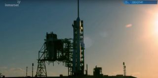 Falcon 9, Inmarsat-5 F4 Satellite Just Before Launch