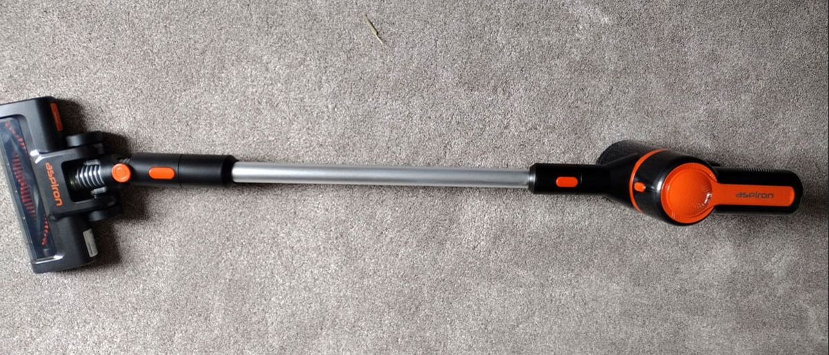 Image shows the Aspiron Cordless Vacuum Cleaner.