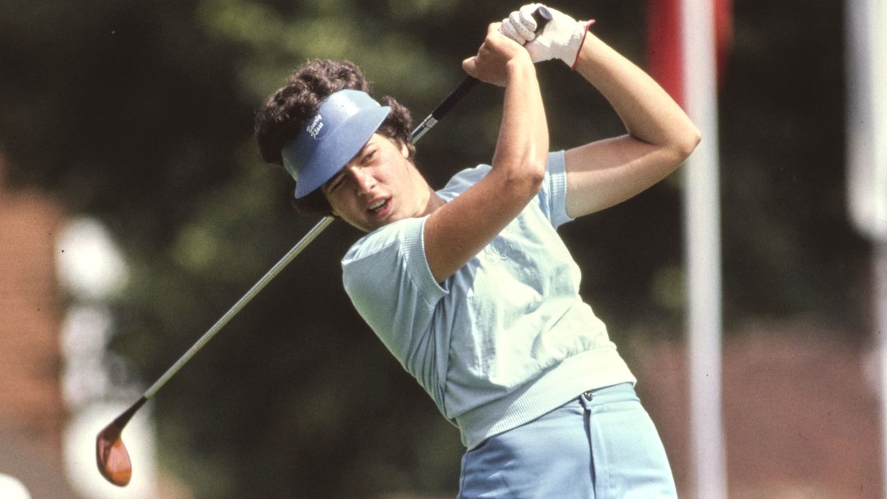 Beverley Klass playing in the Colgate European Women&#039;s Open of 1979 GettyImages-1328296418.jpg