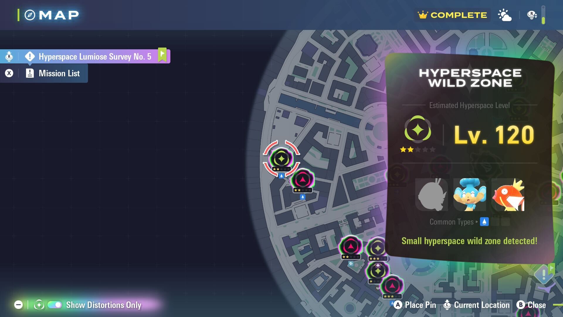 Feebas in Pokemon Legends ZA