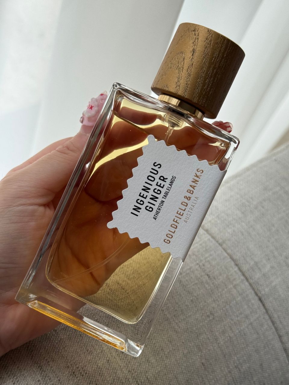 Imagery featuring perfumes with ginger notes, taken by @deniseprimbet