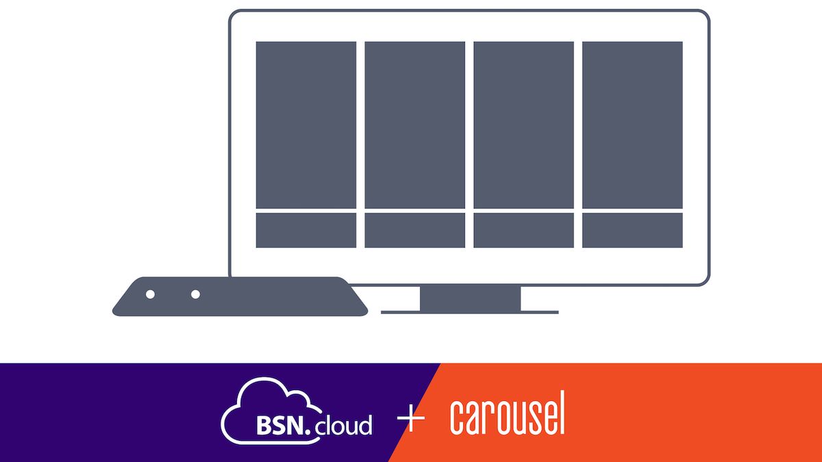 Carousel Digital Signage is continuing its multi-year partnership with BrightSign with the integration of Carousel Cloud with BrightSign’s BSN.cloud, a network management platform from BrightSign. 