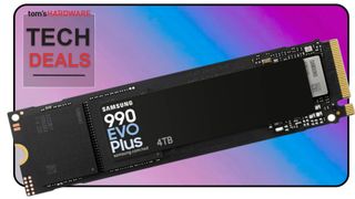 Tech Deals cover featuring a Samsung 990 EVO Plus 4TB SSD