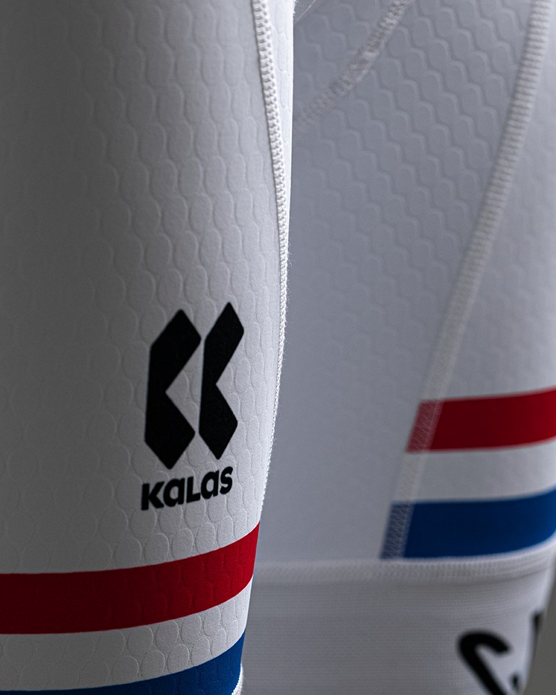 Matheiu Van der Poel's national champions skinsuit - close up