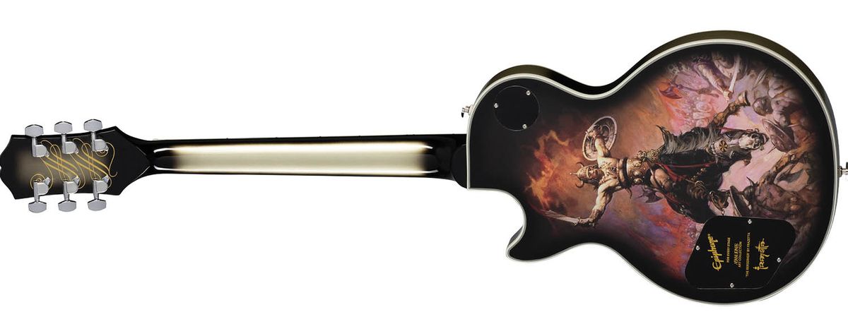 The Epiphone Adam Jones Art Collection Berzerker Les Paul Custom is the second in the Tool guitarist's signature fine-art series to be unveiled by Epiphone