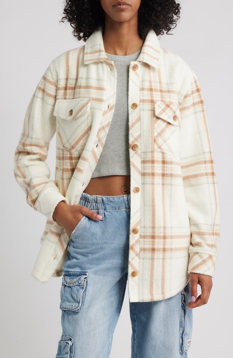 Plaid Polar Fleece Shacket