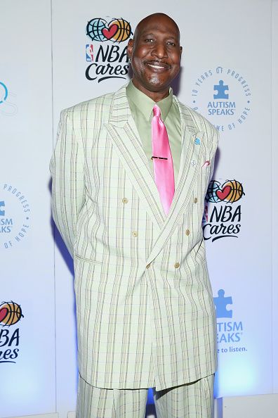 NBA player Darryl Dawkins
