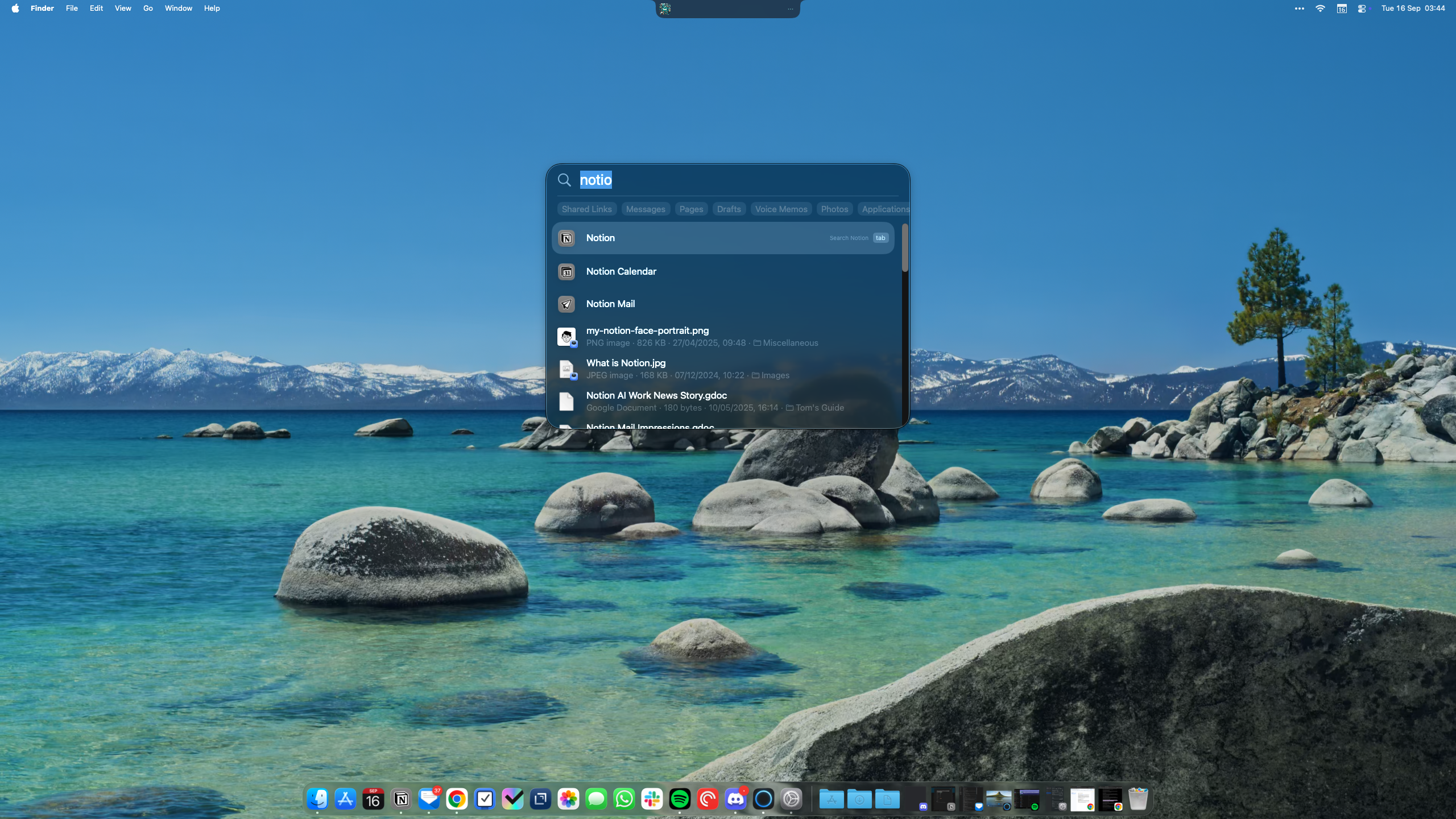 macOS Tahoe 26 screenshots