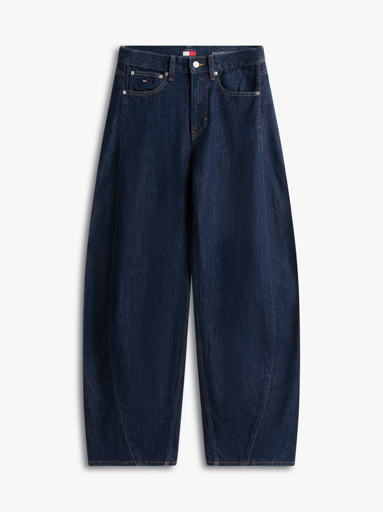 Ella High Rise Barrel Twisted Seam Jeans
